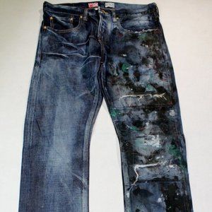 PRPS Noir Selvedge Made in Japan Factory Sample P73P04PBL Dark Wash 32x34